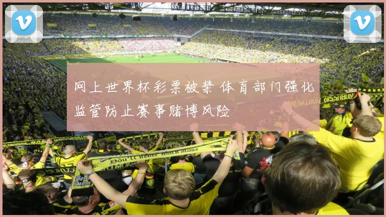 网上世界杯彩票被禁 体育部门强化监管防止赛事赌博风险