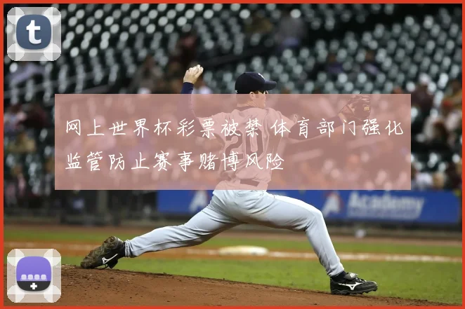 网上世界杯彩票被禁 体育部门强化监管防止赛事赌博风险